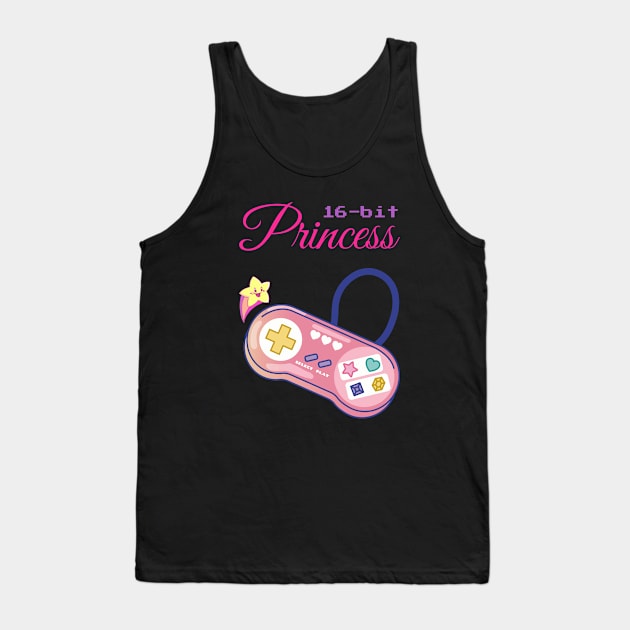 16-bit Princess Tank Top by Axiomfox